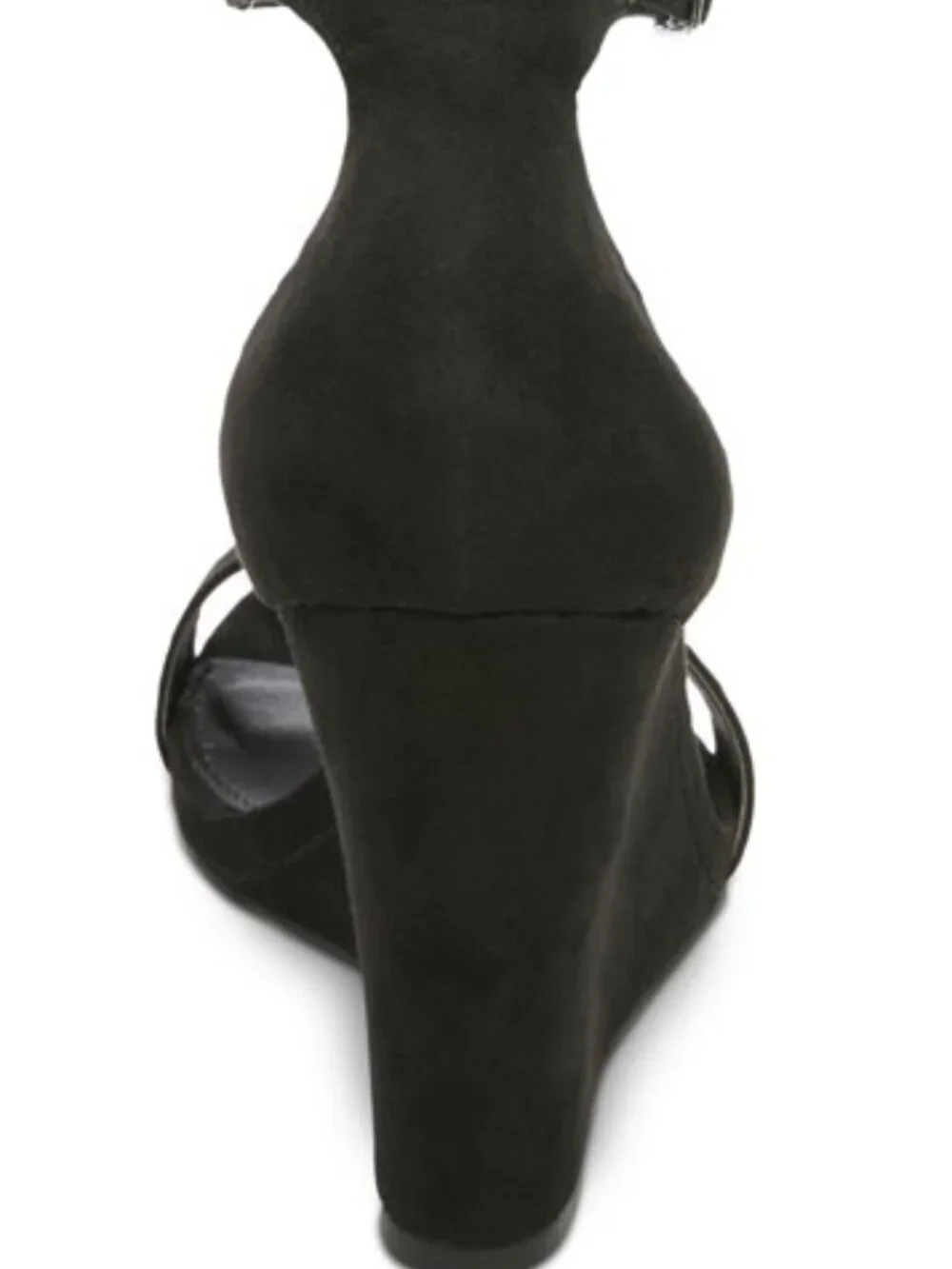 MADDEN GIRL Dress Wedge Heel BLACK 8.5 Fabulous ALMOST LIKE NEW SHOES